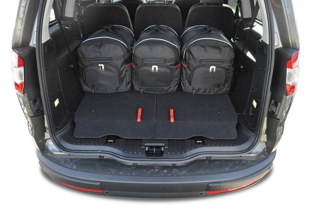 Kjust Reistassenset voor Ford Galaxy 2010-2015 - Set van 5 Tassen met 3 Roltassen en 2 Sporttassen