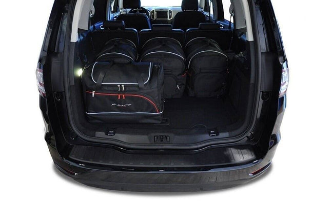 Kjust Reistassenset voor Ford Galaxy 2015-2018 - Set van 5 Tassen met 3 Roltassen en 2 Sporttassen