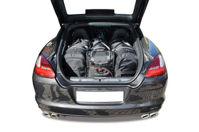 Kjust Reistassenset voor Porsche Panamera 2009-2017 - Set van 4 Tassen met 2 Roltassen en 2 Vliegtuigtassen