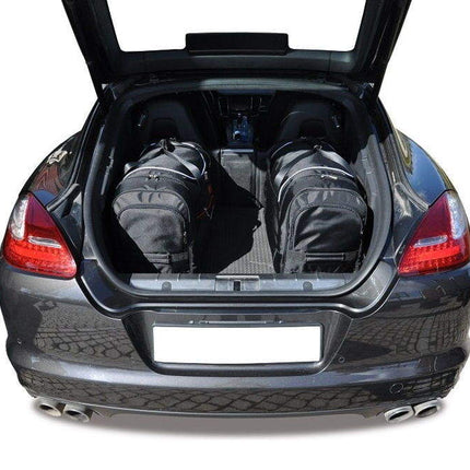 Kjust Reistassenset voor Porsche Panamera 2009-2017 - Set van 4 Tassen met 2 Roltassen en 2 Vliegtuigtassen