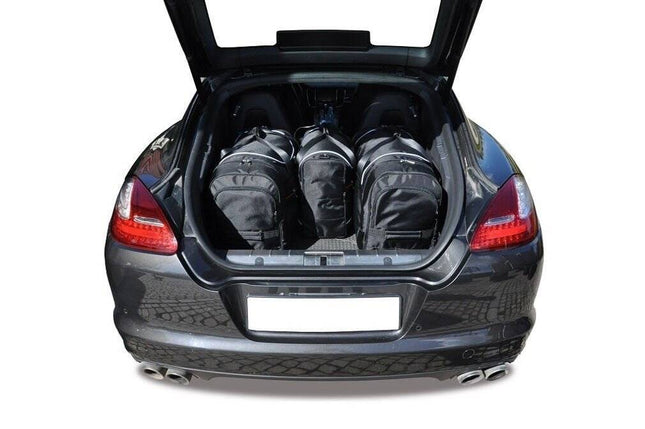 Kjust Reistassenset voor Porsche Panamera 2009-2017 - Set van 4 Tassen met 2 Roltassen en 2 Vliegtuigtassen