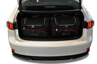 Kjust Reistassenset voor Lexus IS Sedan vanaf 2013 - Set van 4 Tassen met 2 Roltassen en 2 Sporttassen