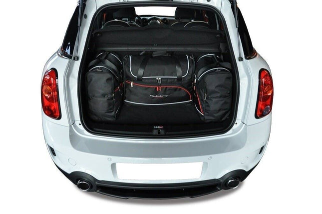 Kjust Reistassenset voor Mini Countryman 2010-2017 - Set van 4 Tassen met 4 Vliegtuigtassen