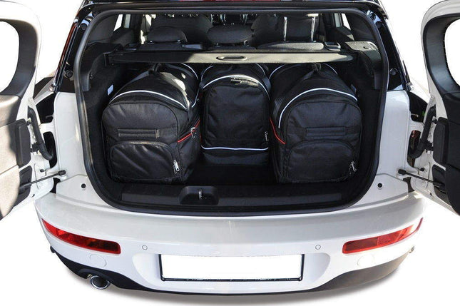 Kjust Reistassenset voor Mini Clubman vanaf 2015 - Set van 4 Tassen met 2 Roltassen 1 Sporttas en 1 Vliegtuigtas
