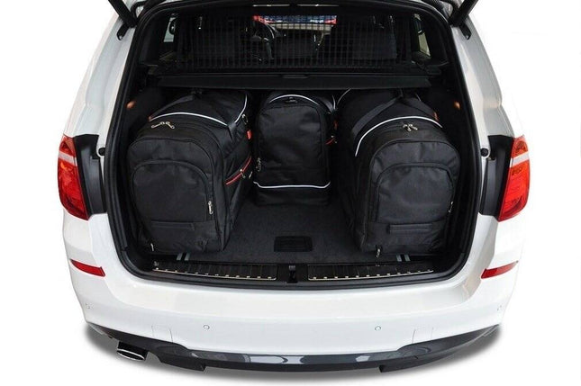 Kjust Reistassenset voor BMW X3 2011-2018 - Set van 4 Tassen met 2 Roltassen en 2 Sporttassen