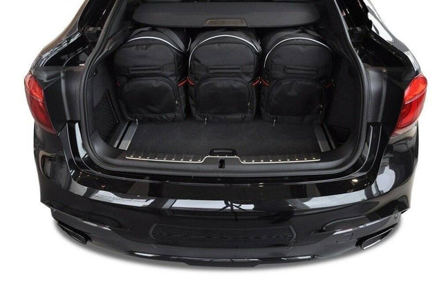 Kjust Reistassenset voor BMW X6 2015-2019 - Set van 5 Tassen met 3 Roltassen en 2 Sporttassen