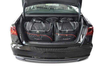 Kjust Reistassenset voor Audi A6 Sedan 2011-2018 - Set van 5 Tassen met 3 Roltassen en 2 Vliegtuigtassen