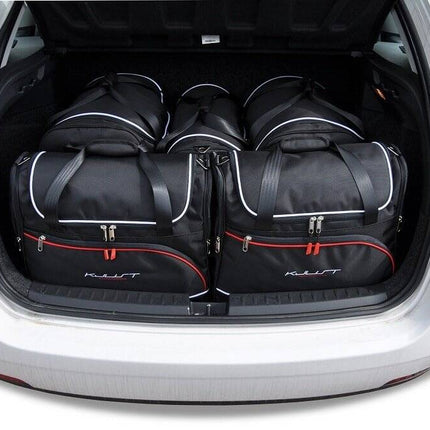 Kjust Reistassenset voor Seat Ibiza ST stationwagen 2010-2017 - Set van 5 Tassen met 2 Roltassen en 3 Vliegtuigtassen