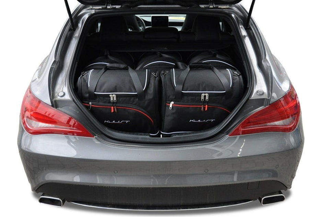 Kjust Reistassenset voor Mercedes Benz CLA Shooting Brake 2015-2019 - Set van 5 Tassen met 3 Roltassen en 2 Sporttassen