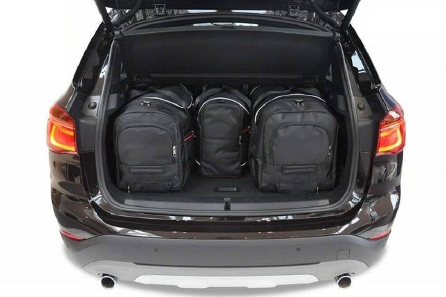 Kjust Reistassenset voor BMW X1 2015-2022 - Set van 4 Tassen met 2 Roltassen en 2 Vliegtuigtassen