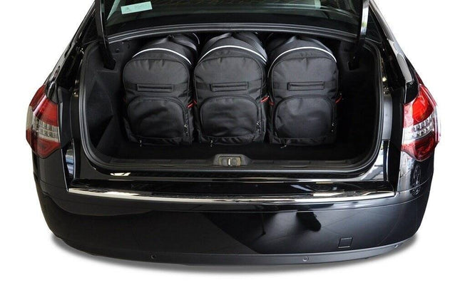 Kjust Reistassenset voor Citroen C5 Sedan 2008-2018 - Set van 5 Tassen met 3 Roltassen en 2 Sporttassen
