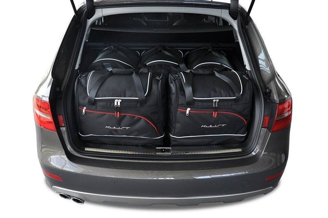 Kjust Reistassenset voor Audi A4 Allroad 2009-2016 - Set van 5 Tassen met 3 Roltassen en 2 Sporttassen