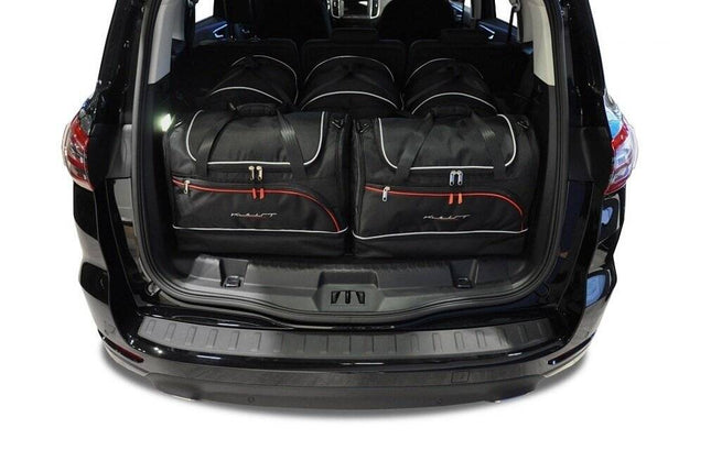 Kjust Reistassenset voor Ford S-Max 2015-2018 - Set van 5 Tassen met 3 Roltassen en 2 Sporttassen