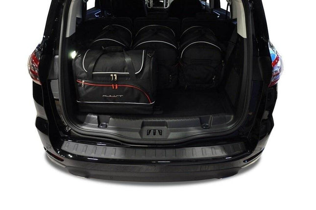 Kjust Reistassenset voor Ford S-Max 2015-2018 - Set van 5 Tassen met 3 Roltassen en 2 Sporttassen