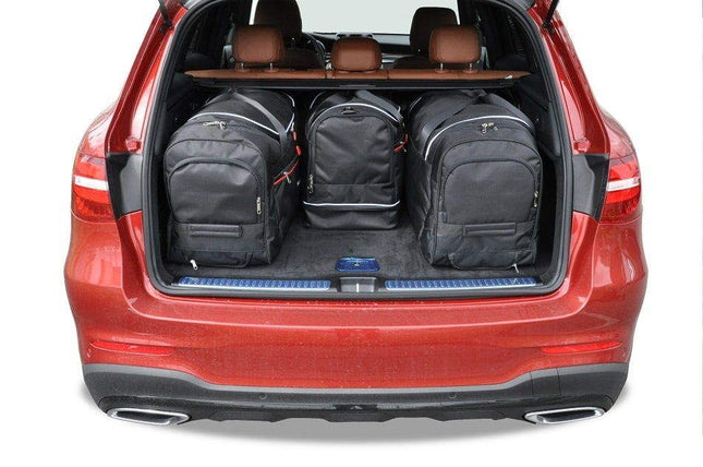 Kjust Reistassenset voor Mercedes Benz GLC 2015-2022 - Set van 4 Tassen met 2 Roltassen en 2 Sporttassen