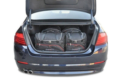 Kjust Reistassenset voor BMW 5 serie Sedan 2010-2017 - Set van 4 Tassen met 2 Roltassen en 2 Vliegtuigtassen