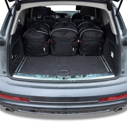 Kjust Reistassenset voor Audi Q7 2006-2015 - Set van 5 Tassen met 3 Roltassen en 2 Sporttassen