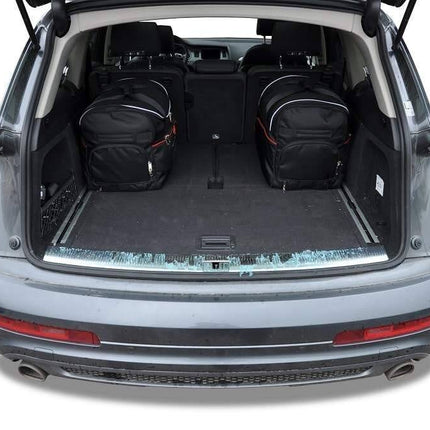 Kjust Reistassenset voor Audi Q7 2006-2015 - Set van 5 Tassen met 3 Roltassen en 2 Sporttassen