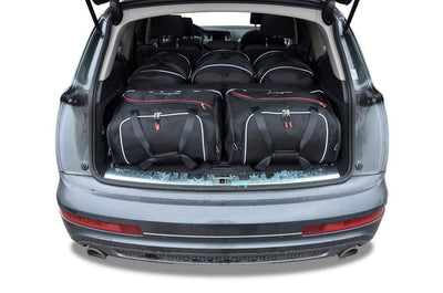 Kjust Reistassenset voor Audi Q7 2006-2015 - Set van 5 Tassen met 3 Roltassen en 2 Sporttassen