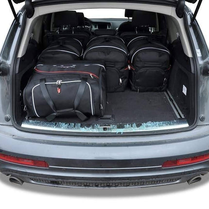 Kjust Reistassenset voor Audi Q7 2006-2015 - Set van 5 Tassen met 3 Roltassen en 2 Sporttassen