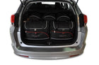 Kjust Reistassenset voor Honda Civic Tourer 2014-2018 - Set van 5 Tassen met 3 Roltassen en 2 Vliegtuigtassen