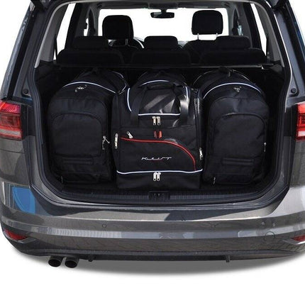 Kjust Reistassenset voor Volkswagen Touran vanaf 2015 - Set van 4 Tassen met 3 Roltassen en 1 Sporttas