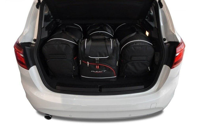 Kjust Reistassenset voor BMW 2 serie Active Tourer 2014-2022 - Set van 4 Tassen met 2 Roltassen 1 Sporttas en 1 Vliegtuigtas