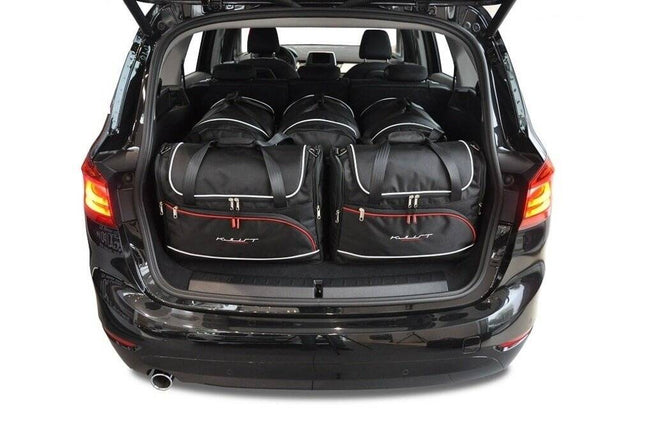 Kjust Reistassenset voor BMW 2 serie Gran Tourer 2015-2021 - Set van 5 Tassen met 3 Roltassen en 2 Vliegtuigtassen