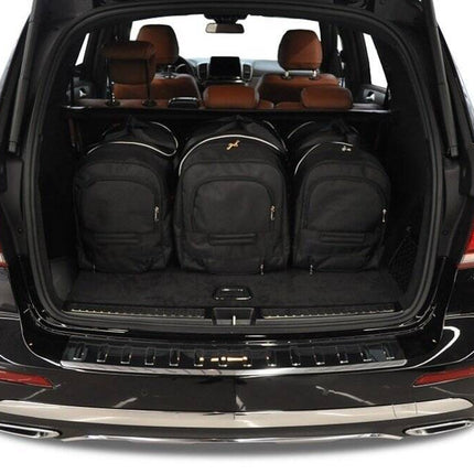 Kjust Reistassenset voor Mercedes Benz GLE 2015-2019 - Set van 5 Tassen met 3 Roltassen en 2 Vliegtuigtassen