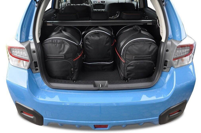 Kjust Reistassenset voor Subaru XV 2011-2017 - Set van 4 Tassen met 2 Roltassen en 2 Sporttassen