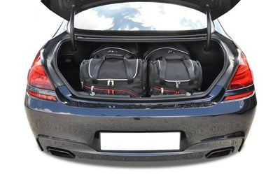 Kjust Reistassenset voor BMW 6 serie Gran coupe 2012-2019 - Set van 4 Tassen met 2 Roltassen en 2 Vliegtuigtassen