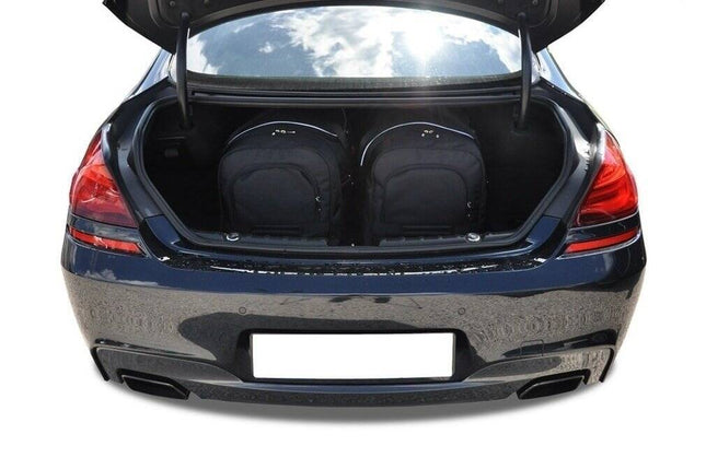Kjust Reistassenset voor BMW 6 serie Gran coupe 2012-2019 - Set van 4 Tassen met 2 Roltassen en 2 Vliegtuigtassen