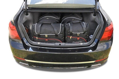Kjust Reistassenset voor BMW 7 serie 2008-2015 - Set van 4 Tassen met 2 Roltassen en 2 Vliegtuigtassen