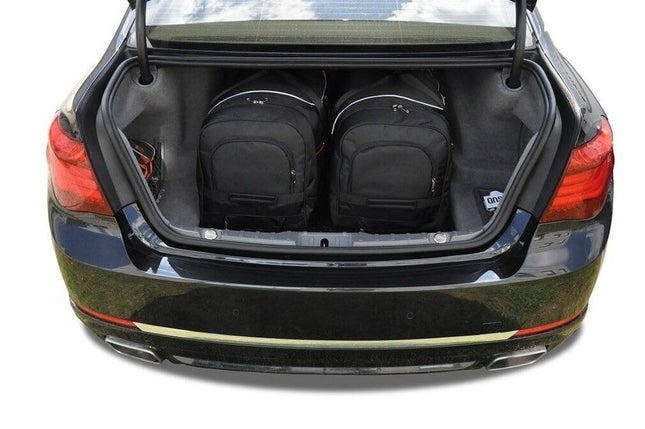 Kjust Reistassenset voor BMW 7 serie 2008-2015 - Set van 4 Tassen met 2 Roltassen en 2 Vliegtuigtassen