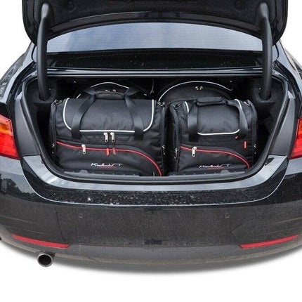 Kjust Reistassenset voor BMW 4 serie coupe 2013-2020 - Set van 4 Tassen met 2 Roltassen en 2 Vliegtuigtassen