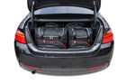 Kjust Reistassenset voor BMW 4 serie coupe 2013-2020 - Set van 4 Tassen met 2 Roltassen en 2 Vliegtuigtassen
