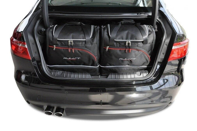 Kjust Reistassenset voor Jaguar XF 2015-2024 - Set van 4 Tassen met 2 Roltassen en 2 Sporttassen