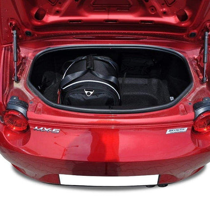 Kjust Reistassenset voor Mazda MX5 vanaf 2015 - Set van 2 Tassen met 1 Sporttas en 1 Vliegtuigtas