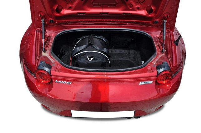 Kjust Reistassenset voor Mazda MX5 vanaf 2015 - Set van 2 Tassen met 1 Sporttas en 1 Vliegtuigtas
