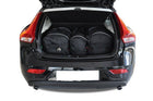 Kjust Reistassenset voor Volvo V40 5-deurs 2012-2020 - Set van 3 Tassen met 2 Roltassen en 1 Vliegtuigtas