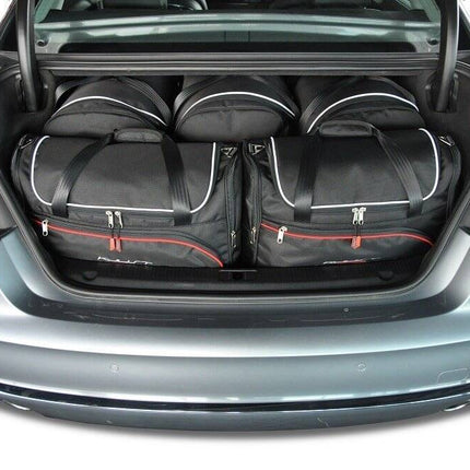 Kjust Reistassenset voor Audi A8 Sedan 2010-2018 - Set van 5 Tassen met 3 Roltassen en 2 Vliegtuigtassen