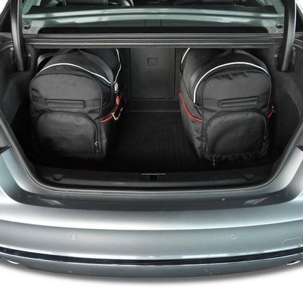 Kjust Reistassenset voor Audi A8 Sedan 2010-2018 - Set van 5 Tassen met 3 Roltassen en 2 Vliegtuigtassen