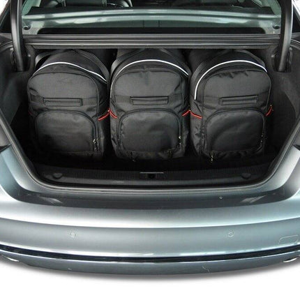 Kjust Reistassenset voor Audi A8 Sedan 2010-2018 - Set van 5 Tassen met 3 Roltassen en 2 Vliegtuigtassen