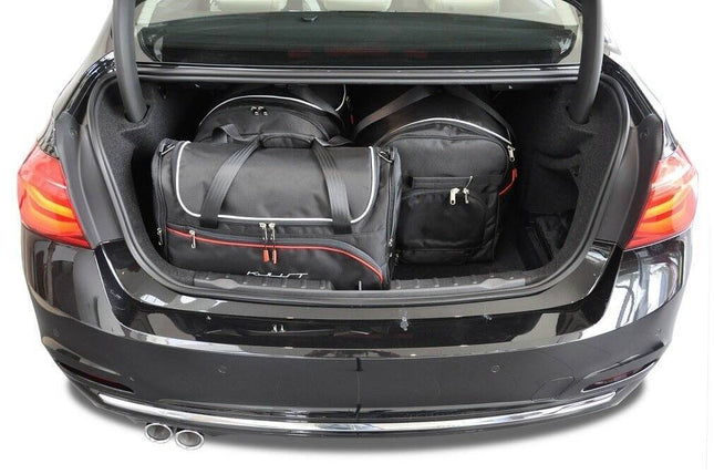 Kjust Reistassenset voor BMW 3 serie Sedan 2012-2019 - Set van 4 Tassen met 2 Roltassen en 2 Vliegtuigtassen