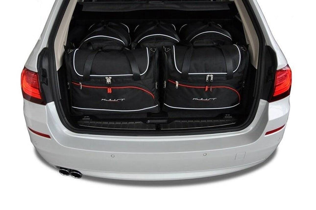 Kjust Reistassenset voor BMW 5 serie Touring 2010-2017 - Set van 5 Tassen met 3 Roltassen en 2 Vliegtuigtassen