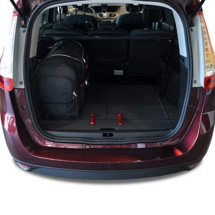 Kjust Reistassenset voor Renault Grand Scenic 2009-2017 - Set van 4 Tassen met 3 Roltassen en 1 Vliegtuigtas