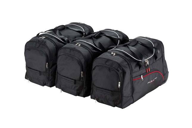 Kjust Reistassenset voor Skoda Roomster 2006-2015 - Set van 3 Tassen met 3 Roltassen