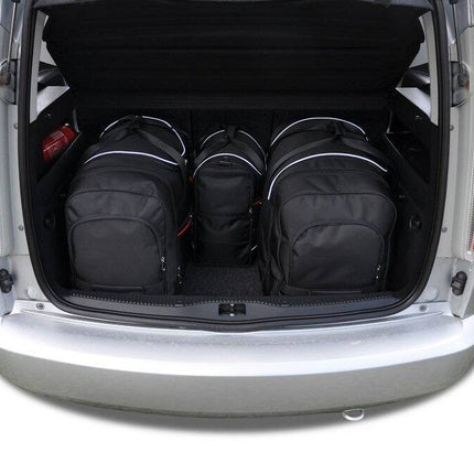 Kjust Reistassenset voor Skoda Roomster 2006-2015 - Set van 4 Tassen met 2 Roltassen en 2 Vliegtuigtassen