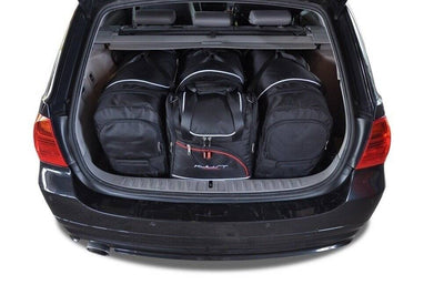 Kjust Reistassenset voor BMW 3 serie Touring 2005-2010 - Set van 4 Tassen met 3 Roltassen en 1 Vliegtuigtas