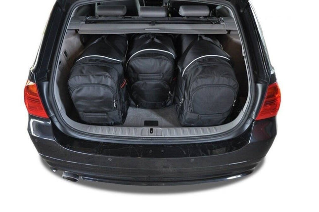 Kjust Reistassenset voor BMW 3 serie Touring 2005-2010 - Set van 4 Tassen met 3 Roltassen en 1 Vliegtuigtas